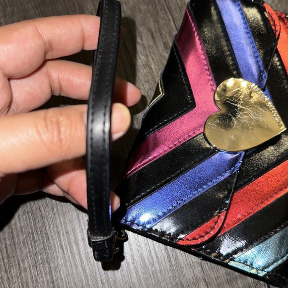 Victoria's Secret Metallic Wallet Clutch w/ Wristlet - Picture 3 of 10